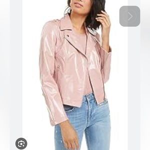 Bar lll vintage pink waterproof Moto jacket Sz small